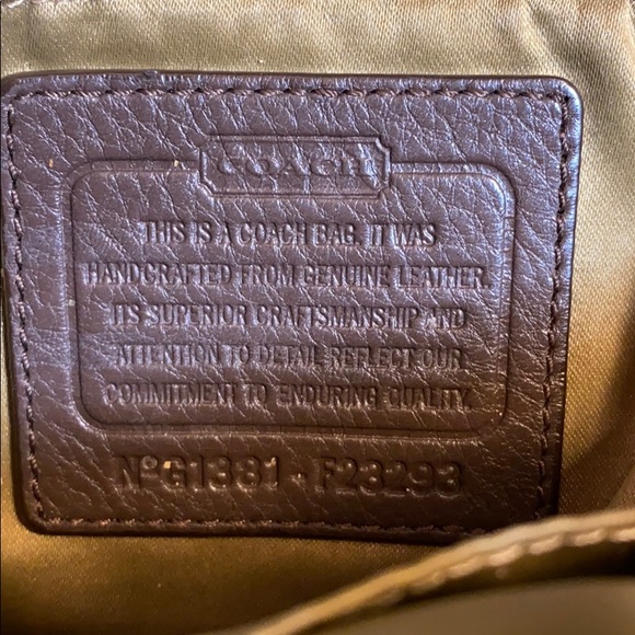 Large Leather Coach Purse - Picture 12 of 16